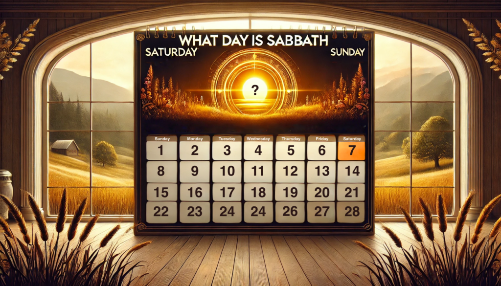 What day is Sabbath